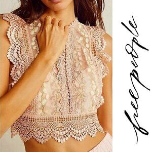 Free People Bisoux Blouse Top